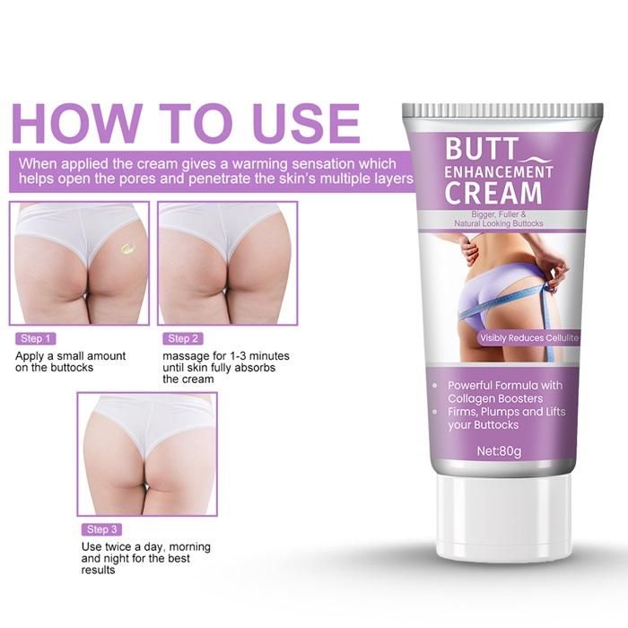 Butt Enhancement Cream,Bigger,Fuller & Natural Looking Buttocks,80gm